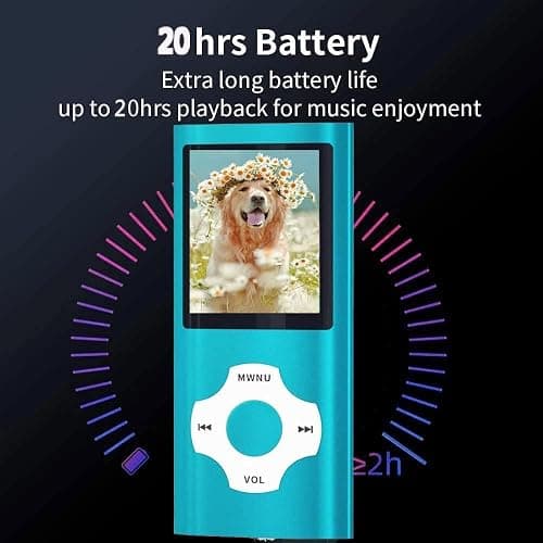 MP3 Player, Hotechs MP3 Music Player with 32GB Memory SD Card Slim Classic Digital LCD 1.82'' Screen MINI USB Port with FM Radio, Voice Record thumbnail 3