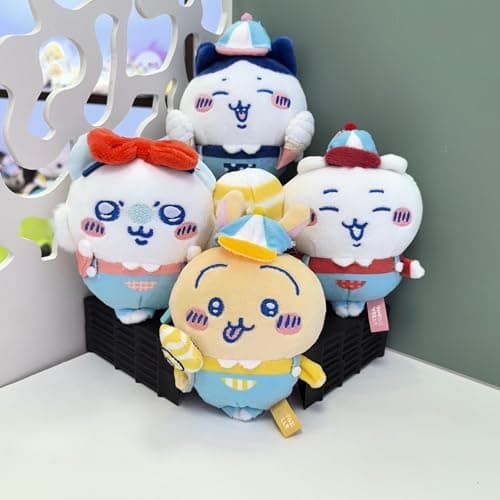 BTLYUIOAPE Cute Chikawa Plush Keychain,Chikawa Plush Keychain for Backpack, Usagi Plush Accessories Charm Pendant Gift thumbnail 4