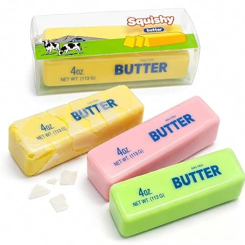 Wax Butter Squishy, Crunchy Wax & Slow-Rebound PU Fidget Toy | Slow Rising Squeeze Fidget Toy, Stress Durable Slow Rebound Portable Sensory Play thumbnail 8