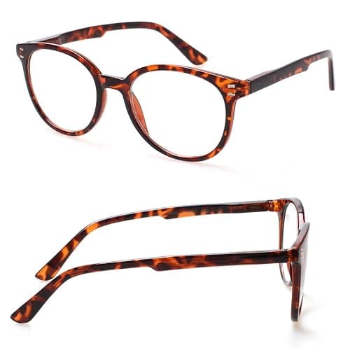 SIGVAN 3 Pack Reading Glasses Spring Hinge Stylish Readers Black/Tortoise for Men and Women thumbnail 5