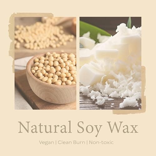 SENSE ISLAND Cashmere Vanilla Scented Candle for Home Scented 50+ Hrs Highly Scented Creamy Vanilla | 100% Natural Soy Candle Gifts for Women Highly Scented House Warming Gifts thumbnail 6