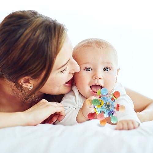 Baby Montessori Sensory Toys for 0-6 6-12 Months, Baby Teether Teething Toys for Babies 0 3 6 9 12 18 Months, Newborn Infant Learning Developmental Toys Gifts for 1 2 Year Old Boys Girls thumbnail 7