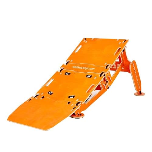 Ninja MTB Mach 1 Jump Ramp, Portable Jump Ramp, 3 Panel Ramp for All Ages, Ideal for MTB Bikes, BMX Bikes, One Wheels, Scooters, Skateboards, and RC Cars - Image 1