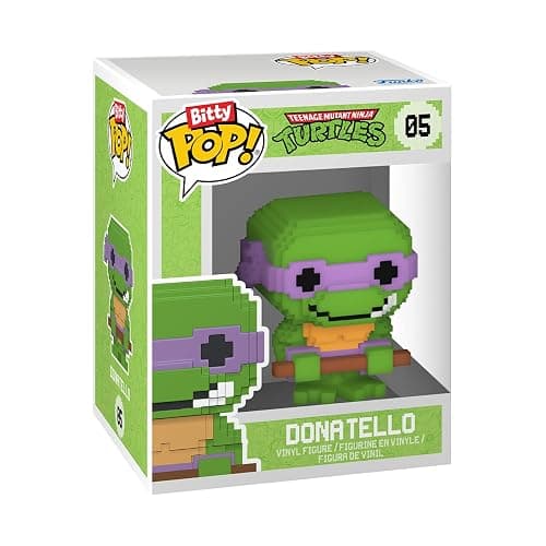 Funko Bitty POP! Teenage Mutant Ninja Turtles (TMNT) - Shredder, 4-Pack - 8-Bit Raphael, 8-Bit Donatello, 8-Bit Leonardo and A Surprise Mystery Mini Figure - 0.9 Inch (2.2 Cm) Collectable - Gift Idea thumbnail 9