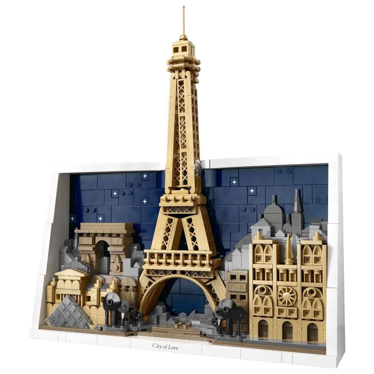 LEGO Architecture: Paris – City of Love – Miniature Building Kit for Adults, 3D Wall Decoration with Iconic Parisian Sights like the Eiffel Tower – Gift Idea – 21064 thumbnail 4