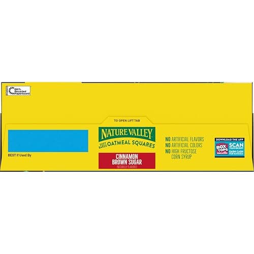 Nature Valley Soft Baked Oatmeal Squares, Cinnamon Brown Sugar, 12 Bars, 14.88 oz thumbnail 6