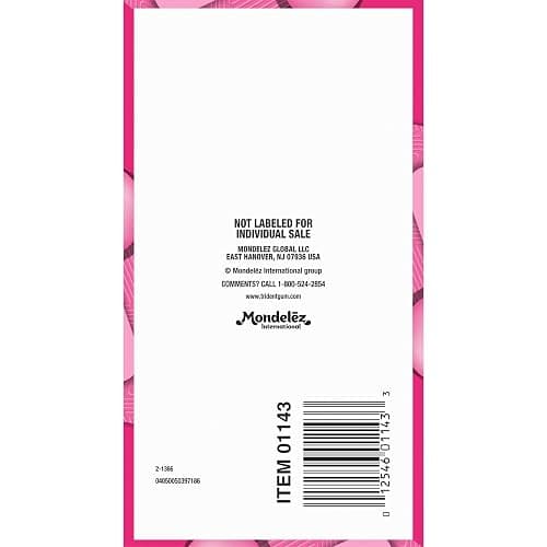 Trident Bubblegum Sugar-Free Chewing Gum, 12 Packs of 14 Pieces (168 Total Pieces) thumbnail 16