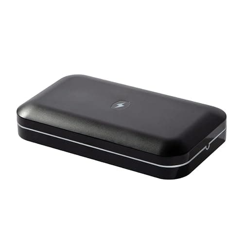 PhoneSoap 3 UV Cell Phone Sanitizer & Dual Universal Cell Phone Charger Box | Patented & Clinically Proven 360-Degree UV-C Light Sanitizer | Disinfects and Charges All Phones (Black) thumbnail 8