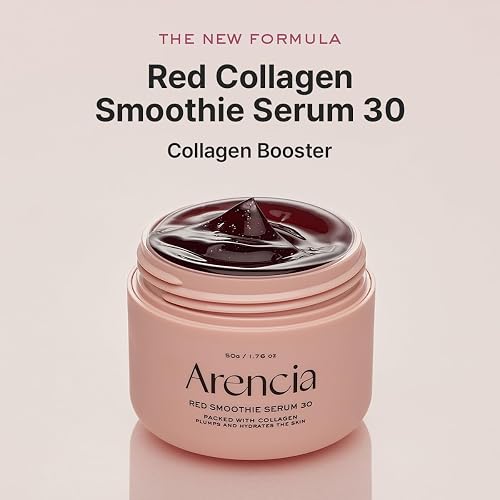 Arencia Overnight Red Smoothie Face Mask Serum, Glowing & Soothing with 30% red collagen, Niacinamide, Peptide, Vitamin E thumbnail 2