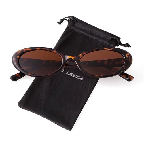 Retro Oval Sunglasses for Women, 90s Small Y2K Vintage Narrow Sun Glasses thumbnail 6