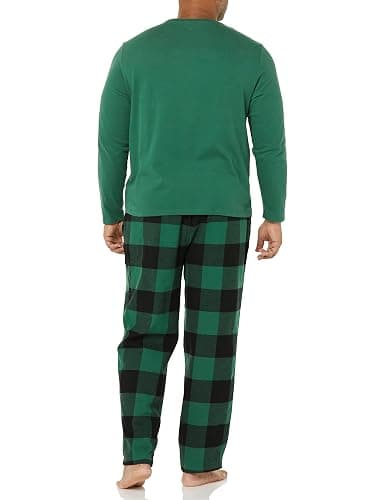 Amazon Essentials Mens Flannel Pant and Long-Sleeve T-Shirt Pajama Set thumbnail 4