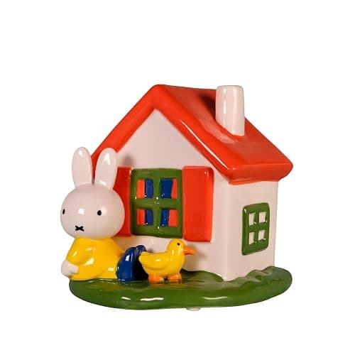 Blue Sky Clayworks Miffy House Coin Bank 6.825" L x 6.5" W x 6.625" H thumbnail 4