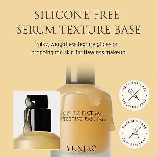 YUNJAC YUNJAC Base Prep (0.85 fl oz) - Grip Primer, Skin Perfecting Makeup Base for Korean Skin Prep. Silicone-Free, Serum Texture for Glowing, Flawless, and Long-Lasting Makeup thumbnail 4