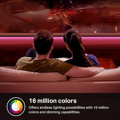 Kasa Smart LED Light Strip, 16.4ft WiFi LED Strip Works with Alexa, Google Home, SmartThings, High Brightness with 16 Million Colors, RGB, Grouping, Adjustable Length, Up to 25,000 Hours (KL400L5) thumbnail 4