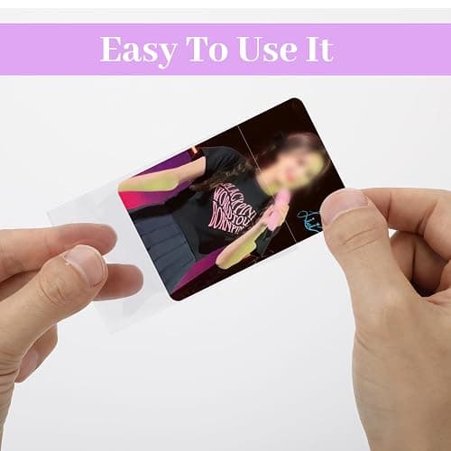 100 Pcs photocard Sleeves, 57x88mm Ultra Clear and Thick Sleeves Idol Photo Cards Protector Trading Cards Shield Cover thumbnail 5
