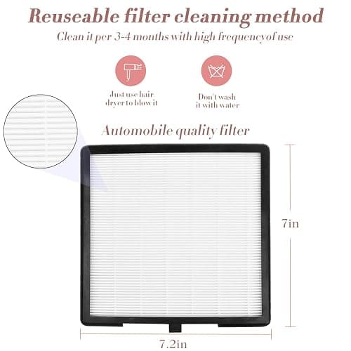 CoFashion Nail Dust Collector for Acrylic Nails Vacuum Machine, 80W Adjustable Vacuum, Electric Nails Filter for Manicure Nail Fan Dust Collector thumbnail 9