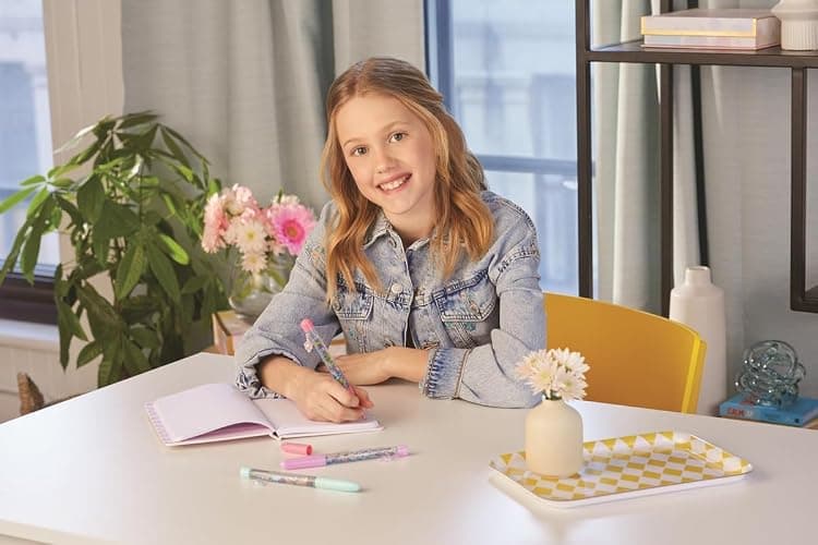 Make It Real DIY Floaty Pens Kit - Create 3 Sparkly, Customizable Pens with Glitter & Charms - Fun Craft for Tweens, Girls & Kids Ages 8+ -Mess-Free Creative Activity Great Gift for Artistic Kids thumbnail 2