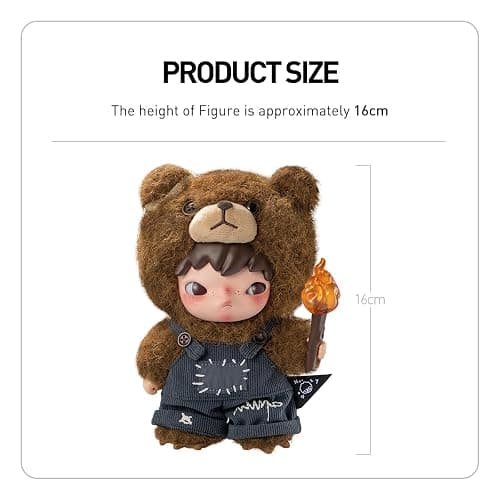 POP MART Hirono Living Wild-Fight for Joy Plush Doll, Articulated Character Premium Design Gifts for Women Fan-Favorite Collectible Toy Art Toy Action Figure thumbnail 3