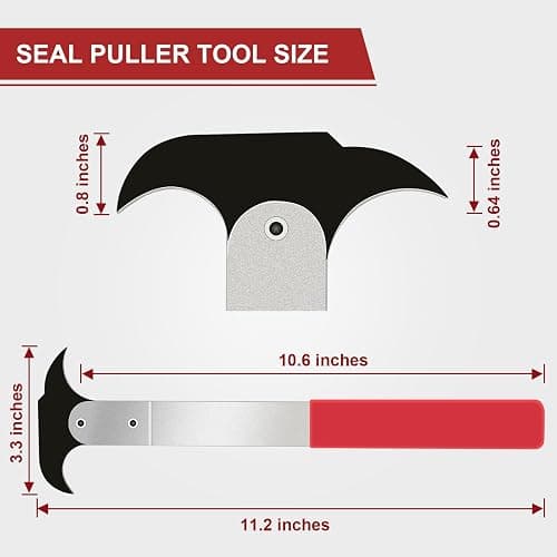 XUDYVCO Seal Puller, 3rd Generation Oil Seal Removal Tool with 30% Thicker Dual Hook Tips and Heat-Treated Steel, Seal Puller Tool Perfect for Car, SUV, Light Truck and Machine Repair thumbnail 8