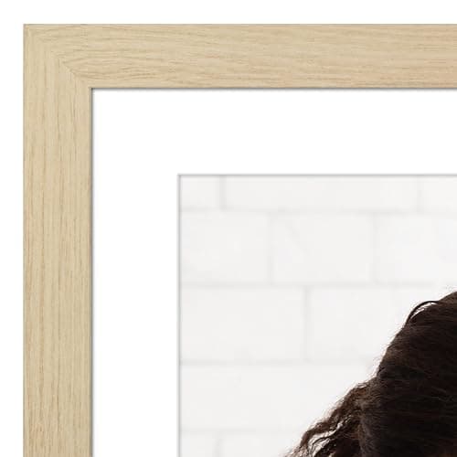 Americanflat 28x40 Poster Frame with Polished Plexiglass - Use as 24x36 Frame with Mat or 28x40 Frame Without Mat - Hudson Collection - Wide Picture Frame for Wall Display - Natural Oak - Natural Oak - 28x40 thumbnail 8