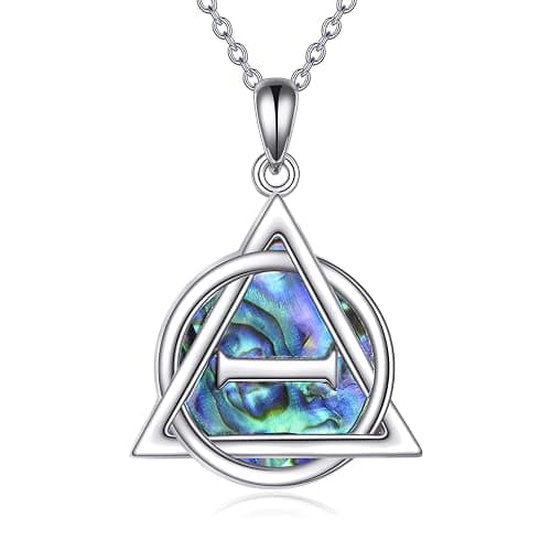 Celtic Jewelry Necklace Gifts Sterling Silver Good Luck Irish Vintage Triquetra Trinity Celtics Love Knot Pendant Necklace Christmas Gifts for Women Mother - Image 1