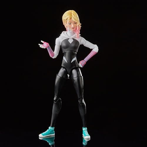 Marvel Legends Series Spider-Man: Across The Spider-Verse Spider-Gwen 6-inch Action Figure Toy, 4 Accessories thumbnail 5