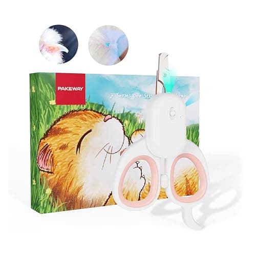 PAKEWAY Pet Nail Clipper with LED & -U-V Light, Cat Claw Trimmer with Ultra Bright LED Light for Nail Bloodline to Avoid Over Cutting, Sharp Angled Blade Grooming Tool for Dog Cat Rabbit Small Animals thumbnail 8