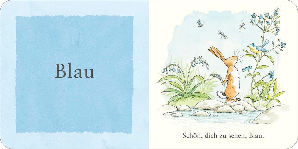Weißt du eigentlich wie lieb ich dich hab? Zeig mir die Farben: Pappbilderbuch für Kinder ab 2 Jahren │ in einfacher Sprache die ersten Farben kennenlernen thumbnail 4