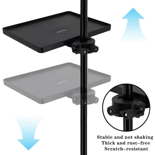 Lash Tray Holder Adjustable Lash Trays Organizer Attachment with Phone Holder Functional Eyelash Trays for Lash Techs Lash spa salon Lash Extension Supplies 10.6"x 8" thumbnail 4