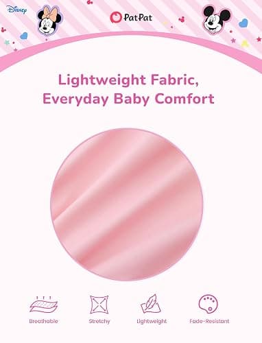 Disney Princess Baby Girl Clothes: Floral Sleeveless Ruffle Tunic Top & Bloomer Diaper Cover Set Newborn Summer Outfits thumbnail 3