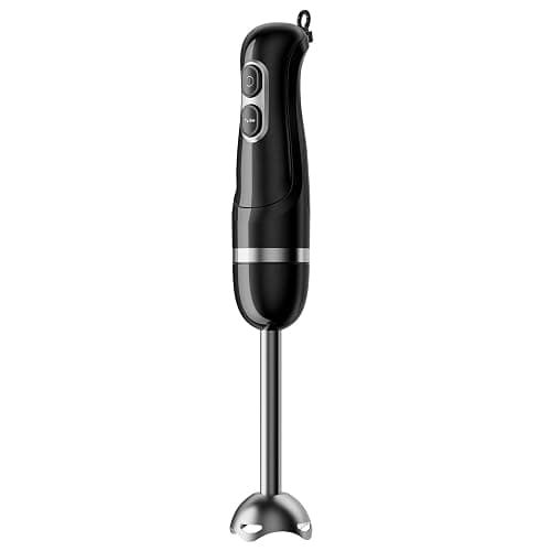 Immersion Blender Handheld, Corded Electric Blenders Portable Stick Mixer with 2 Mixing Speed and Stainless Steel Blades Emulsifier for Effortless Blending Soup, Smoothies, Puree or Baby Food - Image 1