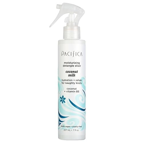 Pacifica Coconut Milk Hair Detangler Spray - Leave In Conditioner Spray, Detangling Elixir Suitable for All Types, Fine and Curly Hair Products, Smoothing, Moisturizing, and Anti-Frizz - 207 mL thumbnail 14