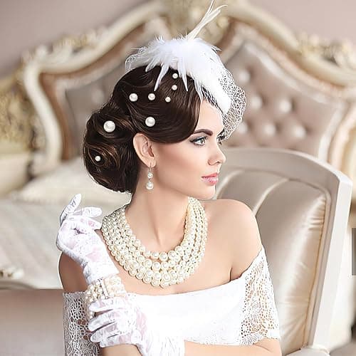 Dayofun 18 Pieces Wedding Pearl Hair Pins, U Pearl Shaped Hair Accessories for Brides Bridesmaids Women, Gold thumbnail 6