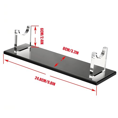 WANLIAN Lightsaber stand sword stand desktop acrylic lightsaber stand sword stand fixed stand decorative sword stand display stand (Black) thumbnail 3