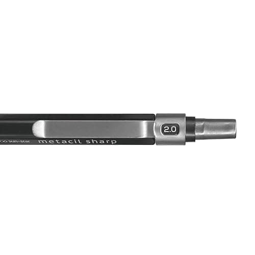 Sunstar Stationery S9491023 Write Without Sharpening Hardness H Equivalent Metasil Sharp Metallic Black thumbnail 4
