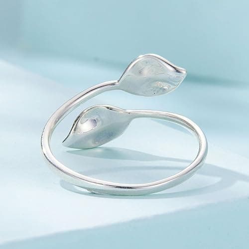 925 Sterling Silver Rings for Women Mermaid Tail/Daisy Bee/Flower/Butterfly Ring Dainty Stackable Rings Ajustable Cute Ring for Girls thumbnail 8