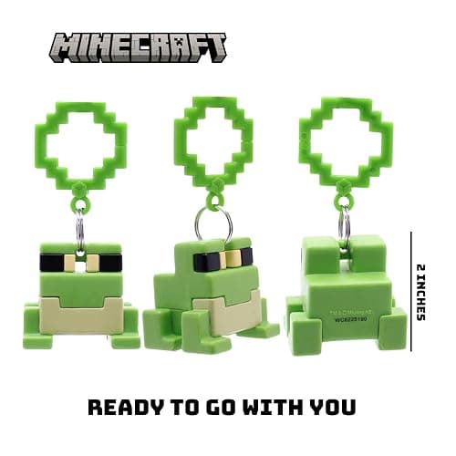 Officially Licensed Minecraft Backpack Hangers – Surprise Blind Box Figure – Durable Plastic Keychain Accessory for Backpack, Lunchbox, Gifts – Ages 3+ (Series 1) thumbnail 7