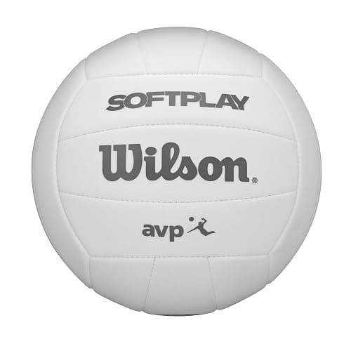 WILSON AVP Soft Play Volleyball - Official Size, White - Image 1