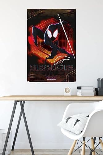 Marvel Spider-Man: Across the Spider-Verse – Miles Wall Poster, 34L" x 22.4W", Unframed Version thumbnail 4