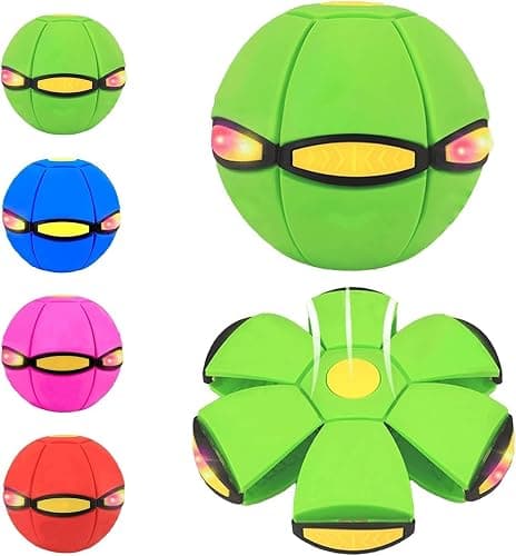 Flexyony Magic Ball, Magic Metaball, Children Bouncing Ball, Parent-Child Interaction, Dual Form Freely Switchable, with 6 Light - Image 1