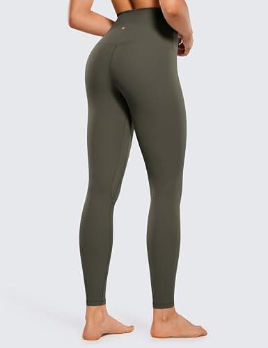 CRZ YOGA Butterluxe Super High Waist Leggings 28" - Full Length Buttery Soft Womens Yoga Pants Over Belly thumbnail 2