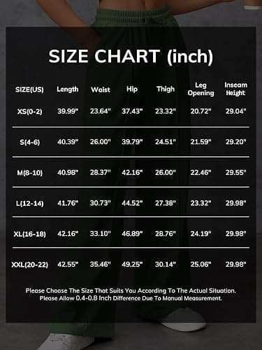 MIROMIHO Womens Wide Leg Sweatpants Fleece Lined Baggy Pants Drawstring Athletic Joggers Fashion Winter Outfits thumbnail 6