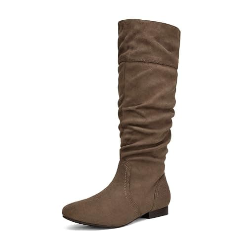 DREAM PAIRS Women's Knee High Pull On Fall Weather Winter Boots - Image 1