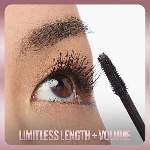 Maybelline New York Lash Sensational Sky High Mascara, Volumising & Lengthening Mascara, Washable Flake-Free Formula Infused with Bamboo Extract & Fibres, 7.2 ml, Shade: 01, Very Black thumbnail 6