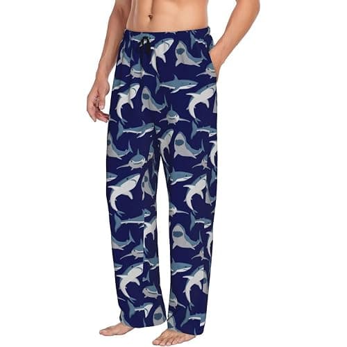 Yomko Smiley Face Men'S Pajama Pants Soft Sleep Lounge Pants Pjs Bottoms With Pockets thumbnail 2