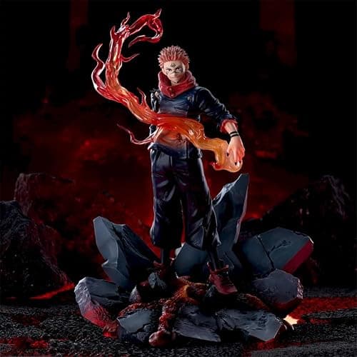 YLEAFUN JJK Ryomen Sukuna Figure Model 23cm Anime Itadori Yuji Action Figure Statue PVC Collectibles Desktop Ornaments for Fans thumbnail 7