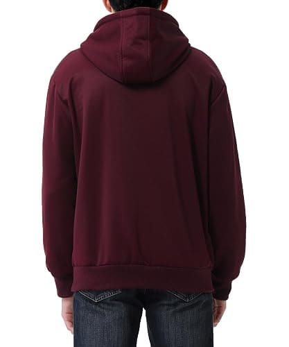 Men's Fashion Hoodies Sweatshirts Loose Fit Heavyweight Quarter-Zip Sweatshirt Fleece-Lined Pullover thumbnail 2