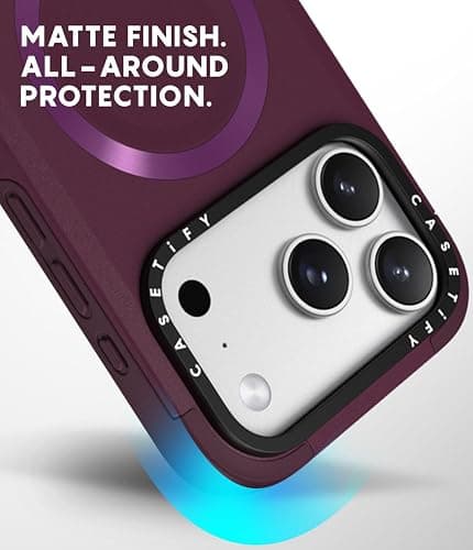 CASETiFY Force - Custodia per iPhone 17 Pro Max, sottile, compatibile con Magsafe / 2 m, protezione contro le cadute di grado militare 3X, colore: Nero thumbnail 4