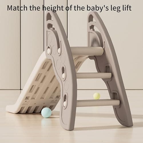 Toddler Slide Large Play Climber Slide PlaySet with Extra Long Slipping Slope Indoor Kids Slide Toddler Playground Toddler Slide Outdoor Toys for Toddlers (Brown) thumbnail 5