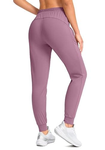 G Gradual Women's Joggers Pants with Zipper Pockets Tapered Running Sweatpants for Women Lounge, Jogging - Slate Blue Small thumbnail 4